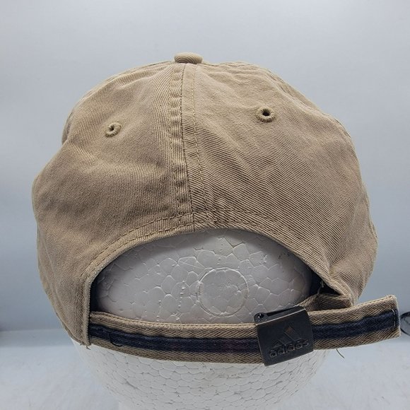 Adidas Beige Dad Hat Cap Casual Adjustable Outdoors Work Wear Comfort - Picture 3 of 9